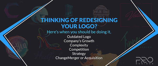Thinking of redesigning your logo? Here’s when you should be doing it